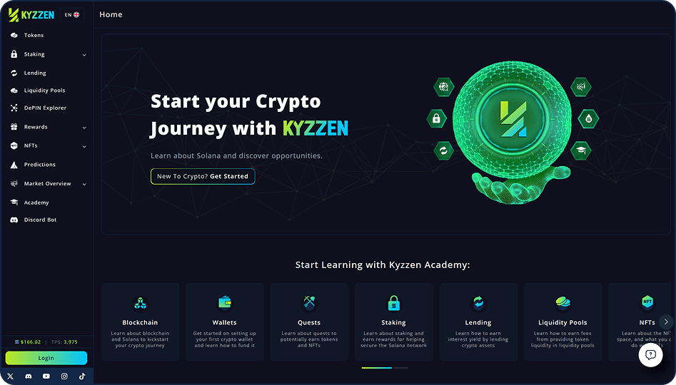 Kyzzen platform preview